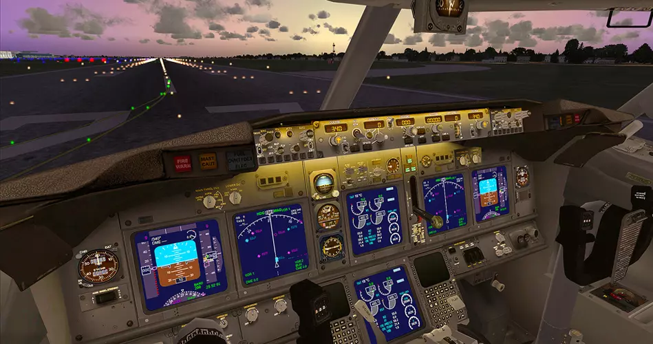 لعبة محاكاة الطيران قيادة الطائرات